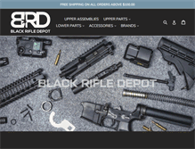 Tablet Screenshot of blackrifledepot.com